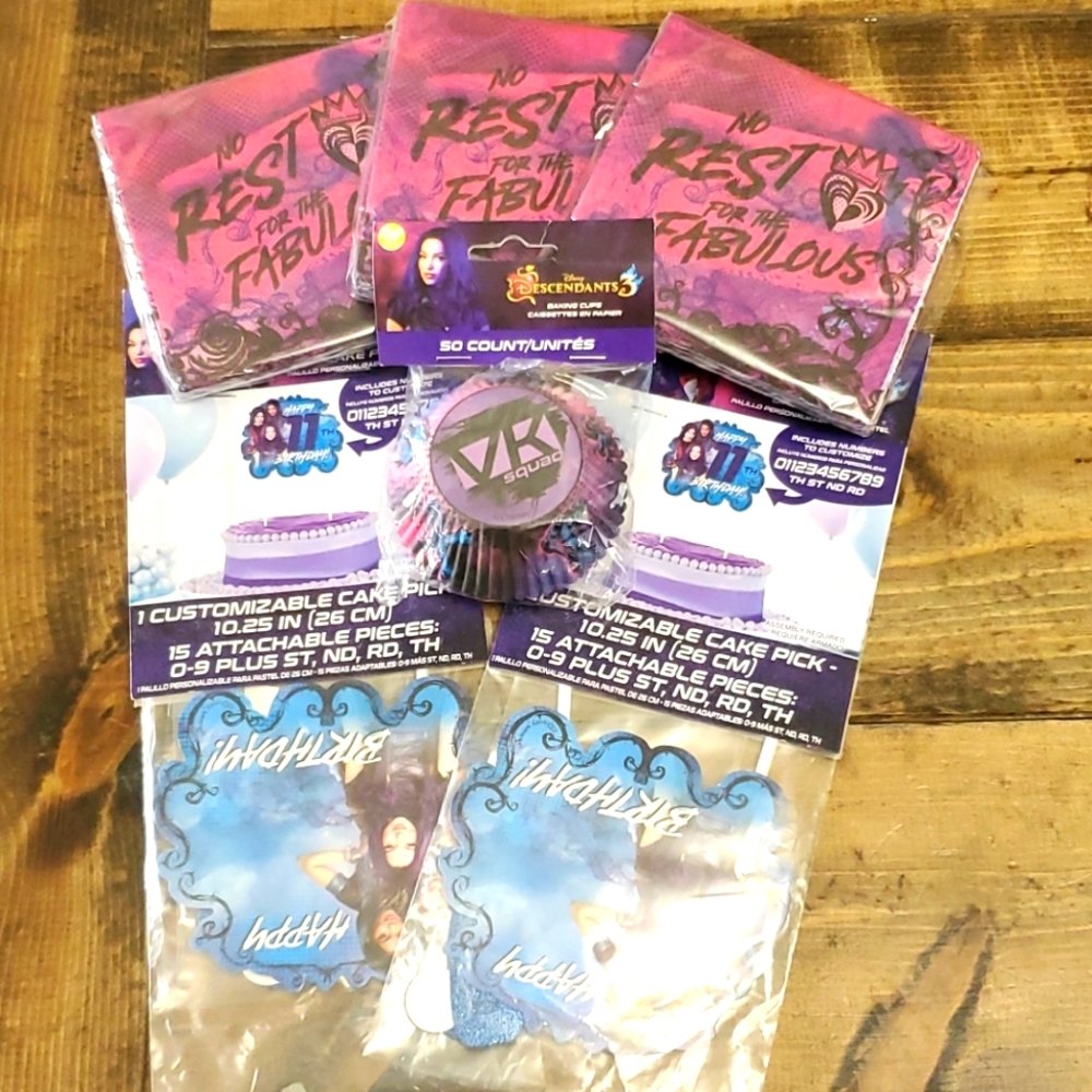 Disney Descendants 3 Party Pack New